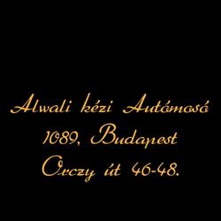 Alwali kézi Autómosó és Autókozmetika