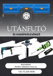 Utánfutó és kisgépkölcsönző Nagyberki