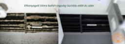 Klímatisztítás előtt-után