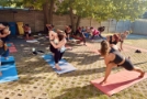 Jóga Csepel 21. kerület XXI. kerület Korall Sportsziget Kovács Olívia