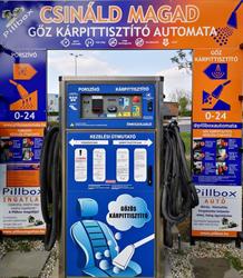 Pillboxautomata Gőz Kárpittisztító