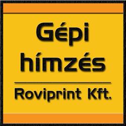 Gépi Hímzés - Roviprint Kft.