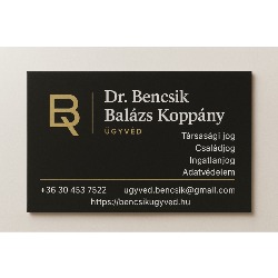 Dr. Bencsik Balázs Koppány ügyvéd