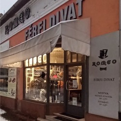 Rómeó Férfi Divat, 
Esküvő Öltönyszalon 
Vác Széchenyi utca 16 
( dm-el,-Drogerie Markt -
Szemben! )