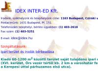 Idex Inter-Ed Kft. honlapja