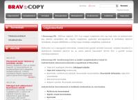 Bravocopy Kft. honlapja