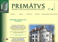 Primátus ZRt. honlapja