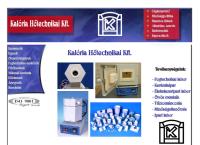 Kalória Hőtechnikai Kft. honlapja