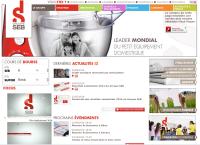 Groupe Seb Central-Europe Kft. honlapja