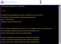 Varitron Kft. honlapja