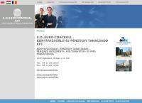 A.d. Euro-Controll Kft. honlapja
