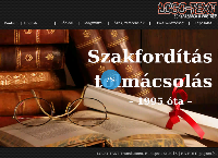 Logo-Text Fordítóiroda honlapja