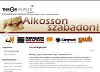 Thege Plastic Kft. honlapja
