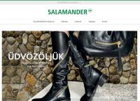 SALAMANDER CIPŐ honlapja