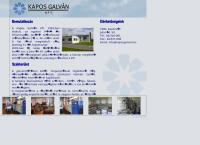 Kapos Galván Kft. honlapja