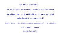 Adyligeti Állatorvosi Rendelő És Kutyakozmetika