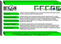 Beton Gép-Ker Kft. - Vecsés honlapja