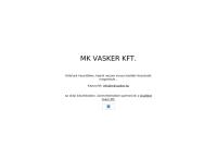 Mk Vasker Kft. honlapja