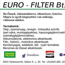 Euro-Filter Bt