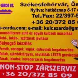 Nonstop Zárszervíz-Ajtónyitás Zárnyitás Immobilizeres autókulcs másolás-javítás Bélyegző készítés