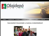 Olajdepó Kft. honlapja