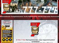 Tele7 Taxi Kft. honlapja