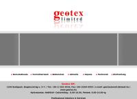 Geotex Kft. honlapja