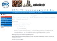 Emtc Villamos Gépgyártó Bt. honlapja