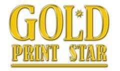 Gold Print Star - papírra történő aranyozás, prégelés, dombornyomás, klisékészítés