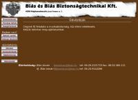 Biás És Biás Biztonságtechnikai Kft. honlapja