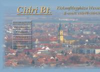 Cidri Bt. honlapja