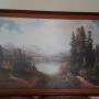 Látogató által feltöltött 2018. 06. 03. - Gerhard Nesvadba osztrák festő képe.Kerettel együtt: 109x69 cm.