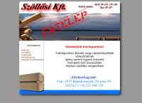 Szöllősi Kft. Fatelep honlapja