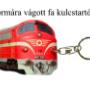 Egyedi fa forma kulcstartó