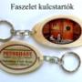 Egyedi faszelet kulcstartó
