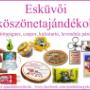 Esküvői köszönetajándékok