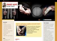 Privát Kopó Online Bűnügyi Magazin honlapja