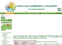 A Rák Ellen Az Emberért, a Holnapért! -Társadalmi Alapítvány honlapja