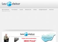 Levx Dekor honlapja