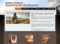 Raday Central Apartment honlapja