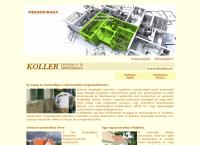 Koller Építészeti És Mérnökiroda honlapja