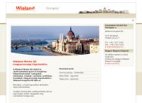 Wieland Hungária Kft. honlapja