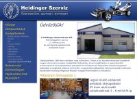 Heidinger Autócentrum Kft. honlapja