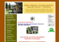 Panoráma Apartman honlapja