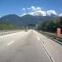 Útban a Mont Blanc alagút felé.
