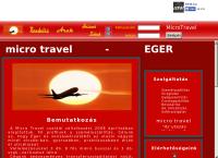 Microtravel Ev. honlapja