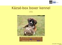 Ká-Zsé Box Boxer Kennel honlapja