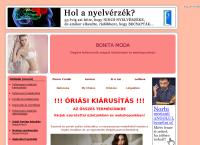 Bonita Moda honlapja