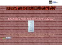 Pegazus Build Kft honlapja