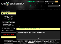 Gyógyáruház honlapja